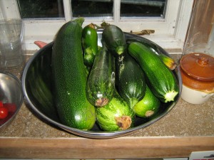 courgettes